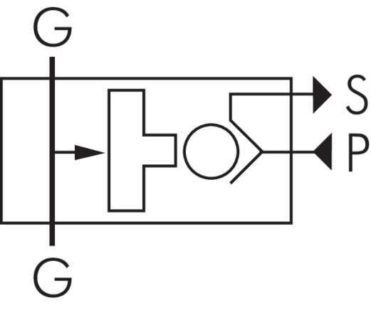 Schaltsymbol: Signalverschraubung